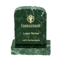 6" Tombstone Award - Jade Green